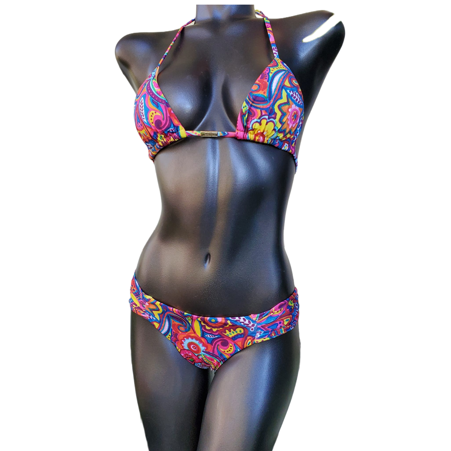Caribbean Collection triangle top bikini Set