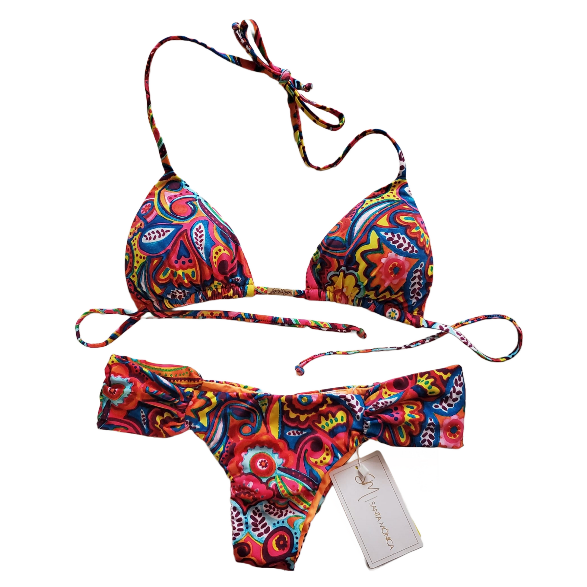 Caribbean Collection triangle top bikini Set – Chakra Collections